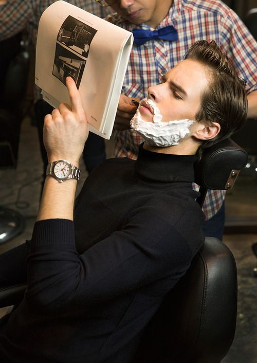 Barba masculina na barbearia Valhalla